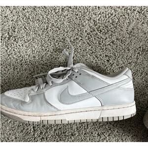 SALE  Nike SB Dunk Low Gray Fog/White Mens 7.5 Womens 9 sneaker DD1391-103